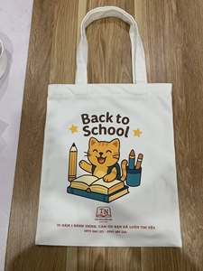 Sac à bandoulière en toile MINH HA pour le shopping et les voyages, service OEM/OEM, prix d'usine, meilleure qualité, impression de logo personnalisé, faible MOQ - Product Image 2