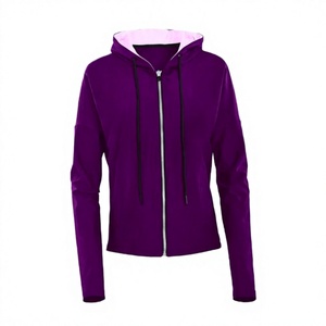 Chaqueta Vaquera de Color Sólido para Mujer, Primavera, Verano, Otoño, Transpirable, con Cierre, Logotipo, Tejida, Mangas Medias Largas, a la Moda - Product Image 1