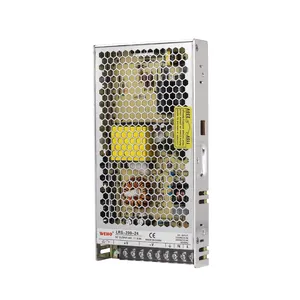 LRS-200-24 anahtarlama güç kaynağı modülü 200W giriş 24V 8.8A tek çıkışlı endüstriyel kontrol sistemi için