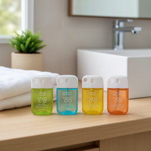 Mini Spray Corporal Portátil de Viaje con Aloe Vera Hidratante y Rico Sabor a Frutas, Set de 4 Piezas para Adultos - Product Image 2