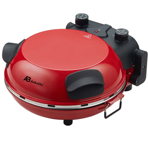 Anbolife Nouvelle Vente Directe Usine Machine à Pizza Électrique 12 pouces avec Plaque en Pierre, Temps de Cuisson 5 Minutes, Arrêt Automatique et Préchauffage - Product Image 1