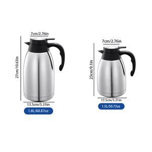 <b>Stainless</b> <b>Steel</b> Vacuum <b>Flask</b> Double Layer Insulated Durable Multi-purpose Reusable for Coffee Tea Maintains Hot And Col - Product Image 3