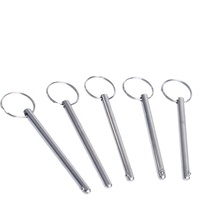 Acier inoxydable 304 Marine goupille à dégagement rapide 1/4 Inchx35mm goupille de verrouillage à bille goupille autobloquante Kayak dériveur Yacht bateau matériel