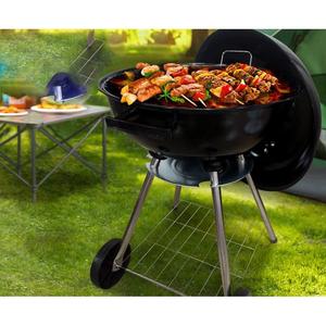 Barbecue à charbon de bois portable de 20 pouces avec roues pour le camping, la cour et la cuisine sur table - Product Image 4