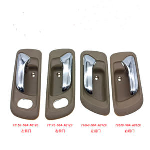 Poignée de porte intérieure 72125-S84-A01 pour Honda Accord 6e génération 1998-2002, côté gauche, plastique gris - Product Image 4