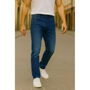 Jeans skinny da uomo Adrenaline a vita media in denim elasticizzato con 5 tasche per l'uso quotidiano - Product Image 3