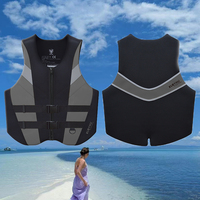 Premium adulte néoprène gilet de sauvetage respirant Surf raft Kayak pêche Jet Ski Sport nautique Super flottabilité gilet pour l'eau