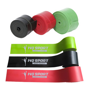 NQ Sport all'ingrosso logo personalizzato resistenza Band Fix Pack <span class=keywords><strong>2</strong></span> colorato in lattice personalizzato Logo Fitness allenamento Muscle Floss Band - Product Image 2