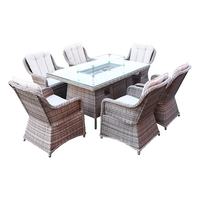 Table de salon de jardin pliable en métal et rotin, style moderne, imperméable et durable