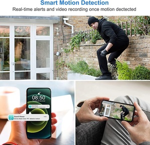 Caméra IP de sécurité PoE 4COVR 5MP, vision nocturne IR, caméra dôme de surveillance, détection intelligente AI des personnes/véhicules, compatible avec <span class=keywords><strong>NVR</strong></span> - Product Image 5