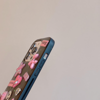 Coque de téléphone 3D de luxe DIY pour iPhone 16 15 13 Pro Max, jolie coque rose pour iPhone 14 Plus 12 Pro 11 Pro Max 16 Plus, sacs pour téléphone
