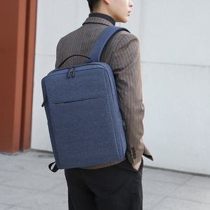 <b>Laptop</b> <b>Backpack</b> 17 Inch Large Capacity Business Travel Unisex Gray Solid Color - Product Image 4