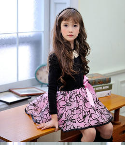 Vestidos de Moda con Diseño Nuevo 2017, Vestido de Fiesta Hermoso y Encantador para Niña - Product Image 3