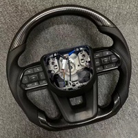 Volant de voiture en fibre de carbone pour Toyota Hilux N70 N80 Fortuner Land Cruise LC300 LC200 Prado LC79 GR, accessoires de voiture