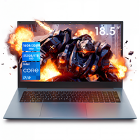 Nouvel ordinateur portable de 18,5 pouces, 8 Go de RAM, 256 Go de SSD, Intel Core I7 9750H, écran FHD IPS grand format, ordinateur portable professionnel, vente en gros UE, OEM, ODM