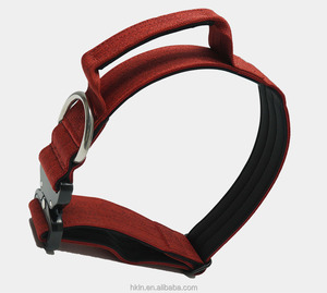 Custom Adjustable Tactical <b>Dog</b> <b>Collar</b> with Metal Buckle Padded Nylon <b>Collar</b> for Medium <b>Large</b> <b>Dogs</b> - Product Image 3