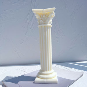 Escultura Arquitectónica Decoración del Hogar Molde de Silicona de Columna Corintia Romana Molde para Vela de Columna Clásica Griega Romana - Product Image 4