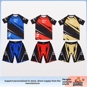 Ensemble de sandales respirantes à séchage rapide pour hommes, femmes et enfants, shorts de Muay Thai pour l'entraînement, pour les sports de lutte, les arts <span class=keywords><strong>martiaux</strong></span> - Product Image 3