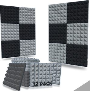 Pannelli di schiuma acustica di Design 3D moderni pannelli di parete autoadesivi fonoassorbenti per camera da letto Hotel appartamento ospedale - Product Image 6