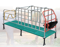 Lit de gestation galvanisé pour truies, boxes de mise bas pour porcs, sols de parcs porcins, équipement d'élevage pour truies à vendre