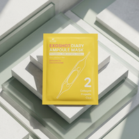 Bffect Exoshot Diary Ampoule Facial Sheet avec Cica Collagène Propolis pour éclaircir, hydrater et lutter contre le vieillissement