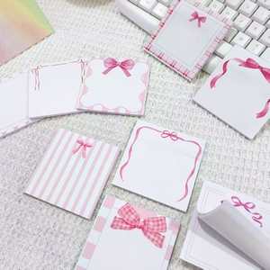 Blocco <span class=keywords><strong>Note</strong></span> Adesivo Creativo Rosa, Adesivi Memo Carini, Promemoria per Studenti, Strappabili e Appiccicosi - Product Image 2