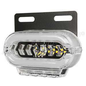 4/6/10x 29LED 24V Flash Side <b>Marker</b> Signal Light Warning Lamp for Truck Trailer Red/ <b>White</b> / Amber / Green / Blue - Product Image 4