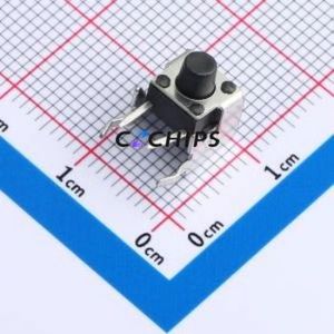 TS-1093C-A6B3-D1 Tactile Switch Switch Single Pole Single Throw Round Button 2.5N 6mm - Product Image 1