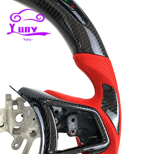 Estilo de carreras para <span class=keywords><strong>Subaru</strong></span>, volante de coches de fibra de carbono LED personalizado para BRZ WRX Forester Panther Outback <span class=keywords><strong>Impreza</strong></span> LEVORG Legacy - Product Image 5