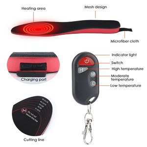 <b>USB</b> Electric Foot Warmer <b>Heating</b> Insole Electric Waterproof and Deodorizing Heated Insole with Remote - Product Image 4