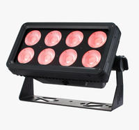 Projecteur LED Multiflood étanche haute puissance Eurolite 8x50W RGBW 4-en-1 IP65