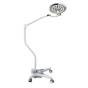 2 Kleurtemperatuur Mobiele Led Operatiekamer Verlichting Draagbare Schaduwloze Bedieningslamp Chirurgische Lampjes Met Batterij