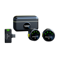 Micrófono Lavalier Inalámbrico OEM S5 2.4G con Diseño de Botón Magnético, Cancelación de Ruido, Mini Micrófono para iPhone y Android, Transmisión en Vivo