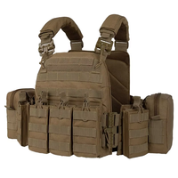 Gilet tactique pare-balles en tissu Oxford nylon avec système MOLLE et libération rapide pour porte-plaque – Vente en gros