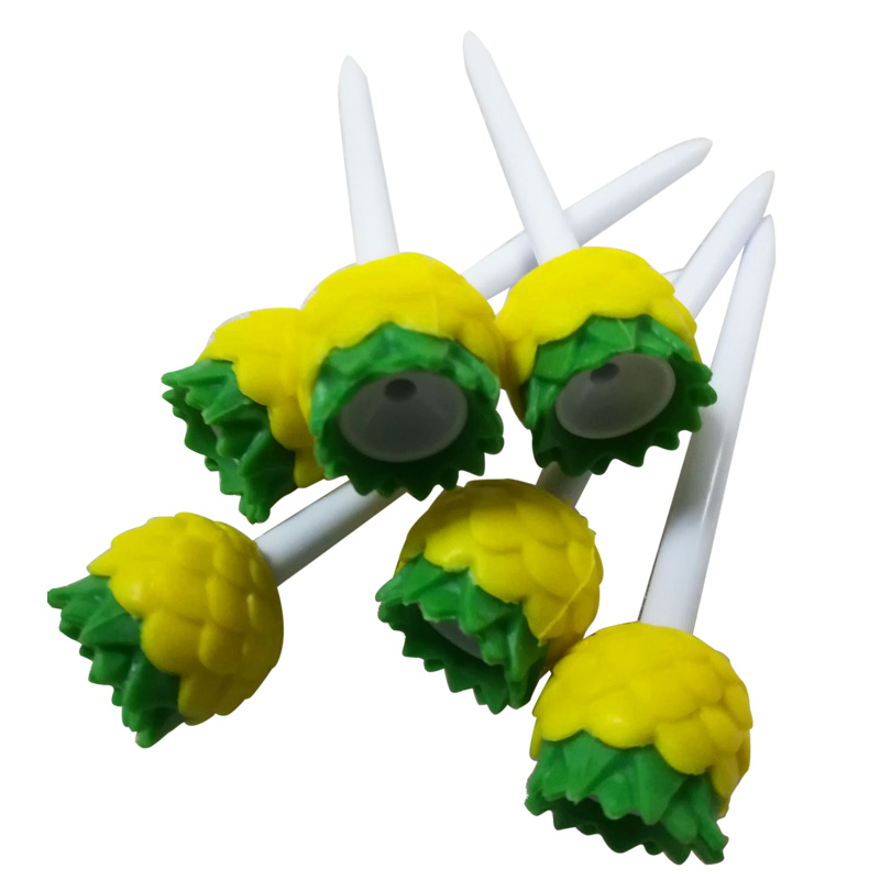 2021 high quality 83mm plastic fruit shaped golf tee accessories for golf course