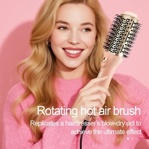 Cepillo de aire caliente profesional DSP One de 75 mm y 1200 W, secador de pelo giratorio para alisar y rizar - Product Image 2