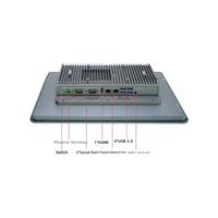 Ordinateur industriel tout-en-un avec écran tactile résistif HD de 17 pouces, 8 Go de RAM et 128 Go de stockage