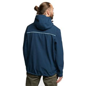 Veste universitaire pour homme, streetwear d'hiver, col montant, doublure polaire, coupe-vent léger, imperméable à la pluie, à capuche, pour la randonnée - Product Image 2
