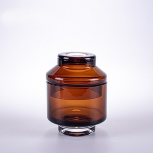 เทียนหอมสุดหรูโถแก้วพร้อมฝาปิดน้ำมันหอมระเหยธรรมชาติขี้ผึ้งถั่วเหลืองน้ำหอมเครื่องประดับตกแต่งบ้าน - Product Image 4