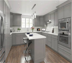 Mueble de Cocina Pequeño en Forma de L con Mueble de Cocina Estilo Shaker - Product Image 4