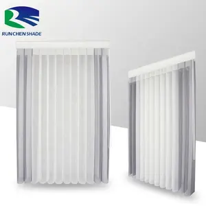 Electric Control Vertical Blinds Curtain Blackout Window Blinds Outdoor Balcony Curtains