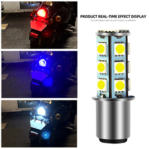 Ampoules Led 18SMD pour <span class=keywords><strong>feux</strong></span> <span class=keywords><strong>de</strong></span> circulation 6500K BA15S 1157 5050, clignotants DRL pour motos, <span class=keywords><strong>feux</strong></span> <span class=keywords><strong>de</strong></span> stop arrière <span class=keywords><strong>de</strong></span> stationnement - Product Image 4