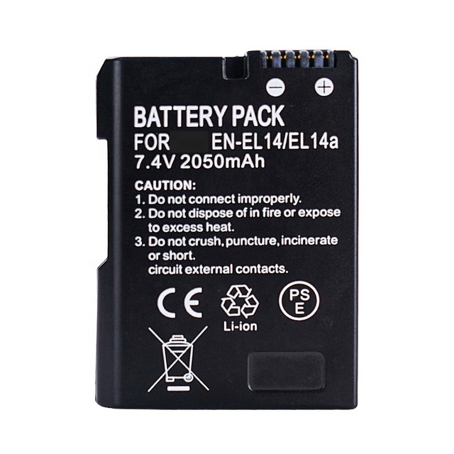 Camera Battery for Nikon EN-EL14 D5500 D5600 D5300 D5200 D5100 D3300 P7700 D3500 P7800 D5200 D5300 D5500 D5600 ENEL14A