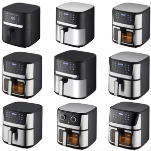 Freidora <span class=keywords><strong>de</strong></span> <span class=keywords><strong>Aire</strong></span> Digital <span class=keywords><strong>de</strong></span> 8 Litros con Pantalla Grande, 10 Menús Preestablecidos, Pantalla a Color y Cesta Individual - Product Image 3