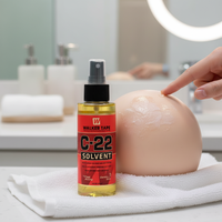 C-22 118ml Dissolvant de ruban adhésif Walker pour extensions capillaires, perruques et systèmes de prothèses capillaires