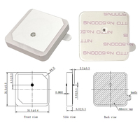Antenne GPS externe directionnelle active mini en céramique à gain élevé 28 dBi pour applications de suivi et GNSS/GPS