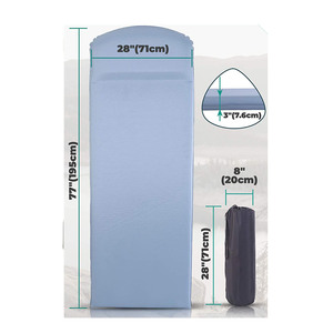 <span class=keywords><strong>Matelas</strong></span> <span class=keywords><strong>de</strong></span> couchage gonflable portable en <span class=keywords><strong>mousse</strong></span> pour l'extérieur, idéal pour les voyages et la <span class=keywords><strong>randonnée</strong></span>, léger et personnalisable - Product Image 4