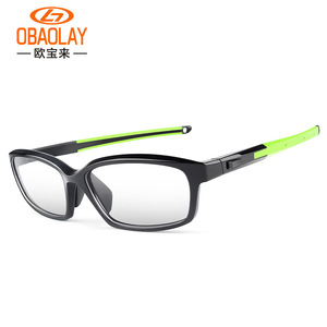 OBAOLAY แว่นตากีฬาแบบเต็มขอบ UV400 ป้องกันหมอก กันลม บาสเก็ตบอล วิ่ง ปั่นจักรยาน แว่นตาอเนกประสงค์ - Product Image 3