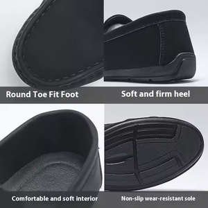 Chaussures habillées pour hommes en cuir PU <span class=keywords><strong>Lishi</strong></span> 2025, doublure en cuir véritable, respirantes, été, style classique, marron, à enfiler - Product Image 5