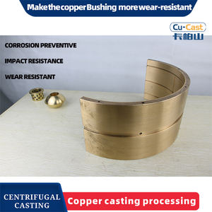 ZCuPb25Sn5 Alineación precisa Resistencia al desgaste P4 Fundición de bronce de precisión Manguitos de husillo de cobre Rodamientos de agujas Bujes divididos - Product Image 2